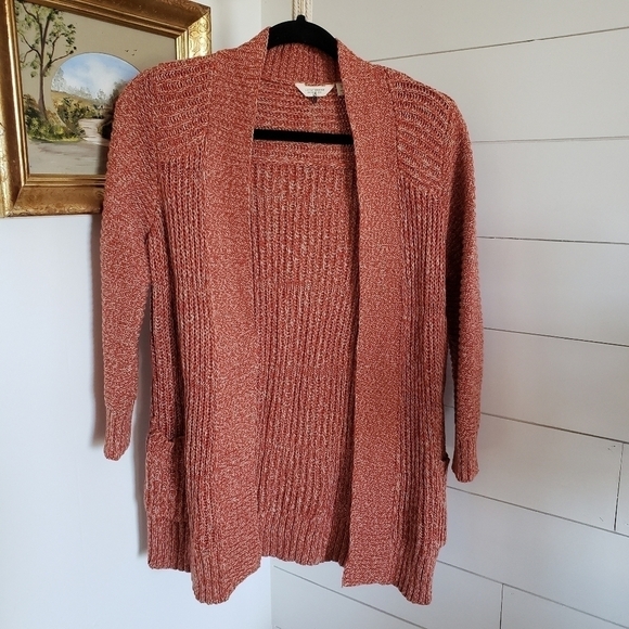 Lucky Brand quarter sleeve cardigan XS - Picture 1 of 3